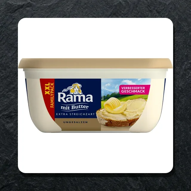 Rama mit butter ungesalzen 400g