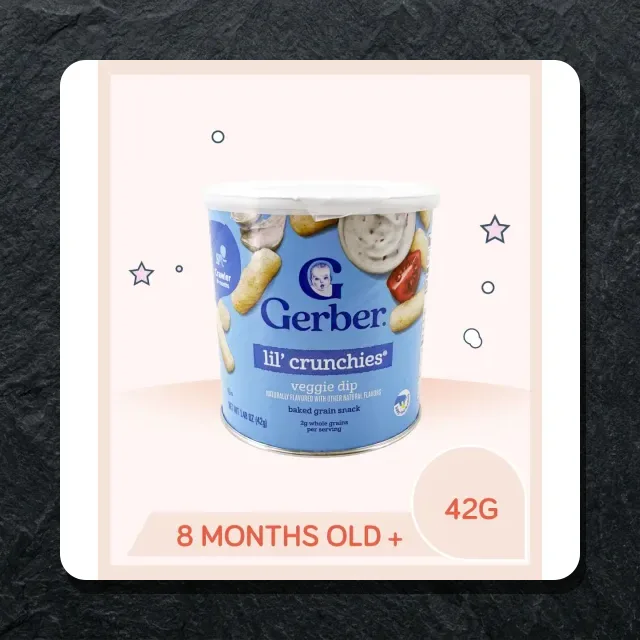 Gerber crunchies veggie dep 42g