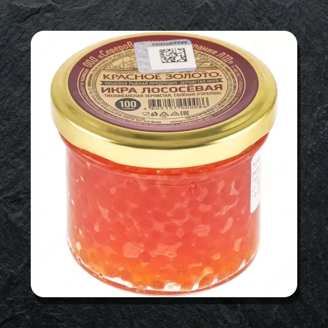 Krasnoy zolota ikra lasosvaya 100g