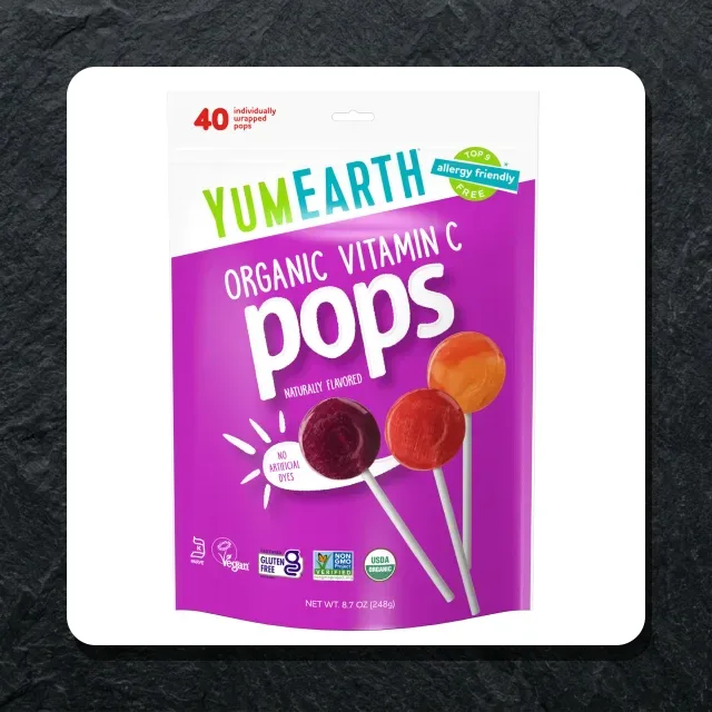Yumearth lollipops vita 248g