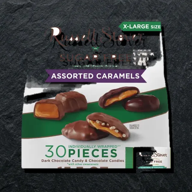 Russel stover assorted caramels 435g