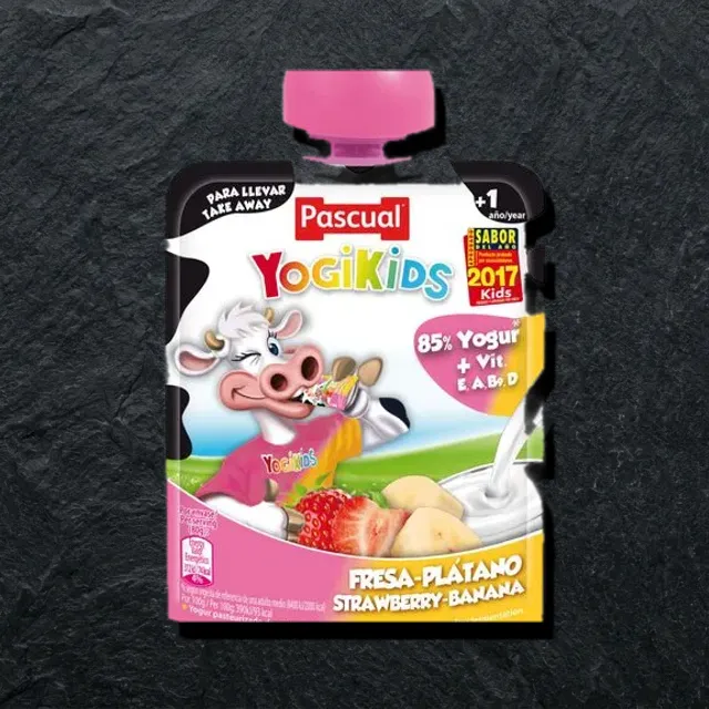 Pascual Yogikids Strawberry Banana