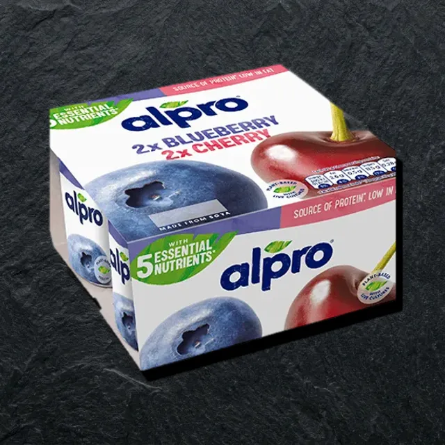 Alpro Yogurt Blueberry Cherry