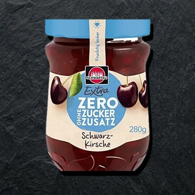 Extra Zero qora olcha murabbosi 280g