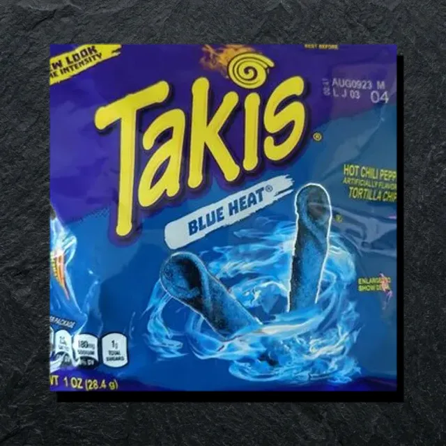 Takis Blue Heat