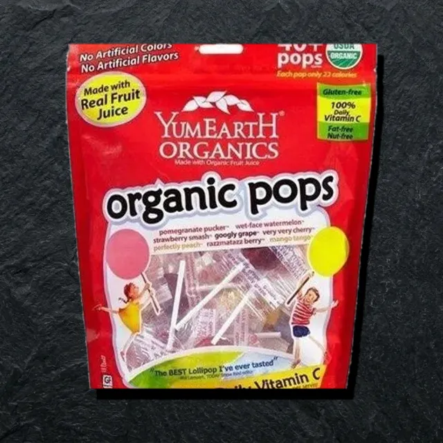 Yumearth lollipops organic 248g