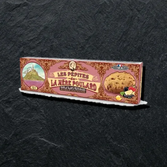 Les Pepites Chocolat Blanc Fruits Rouges