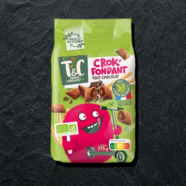 T&C Crok Fondant Chocolat — shokoladli to‘ldirmali quruq nonushta