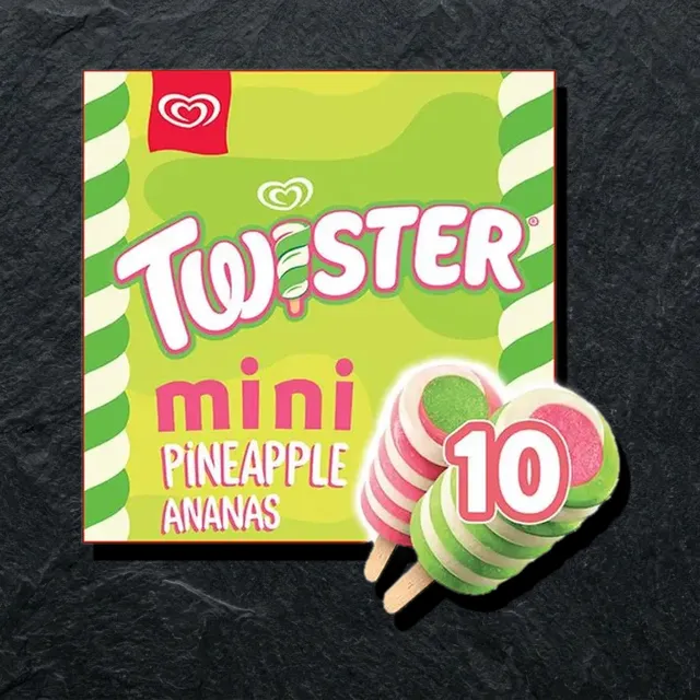 Twister Mini — ananasli muzqaymoq