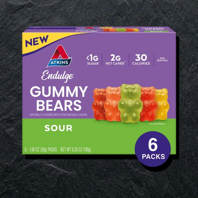 Atkins Gummy Bears Sour