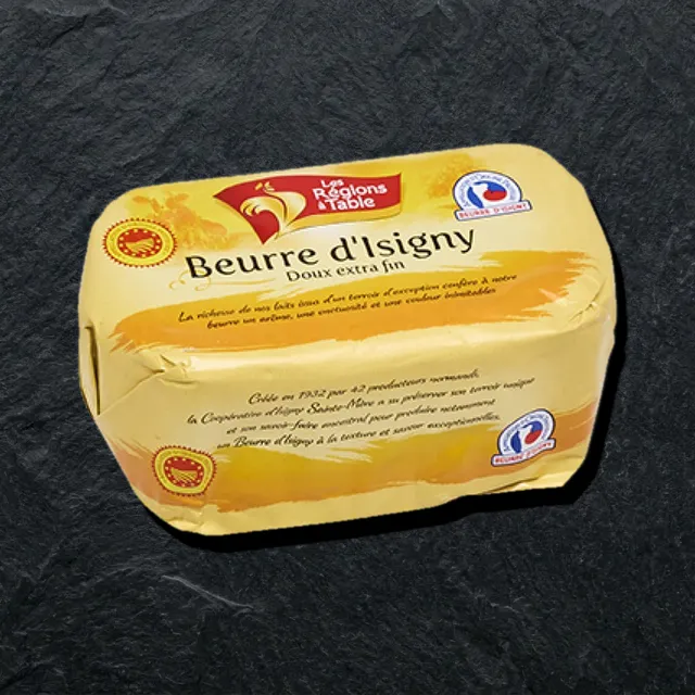 Beurre d'Isigny — tuzsiz sariyog‘