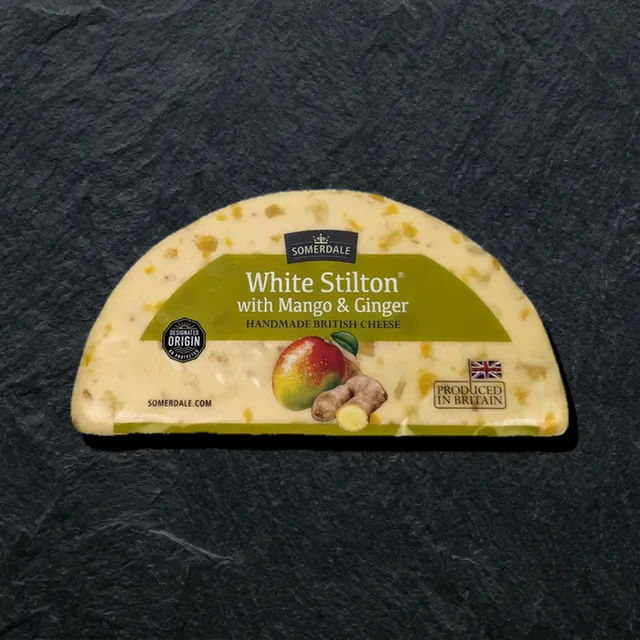 White Stilton — mango va zanjabilli pishloq