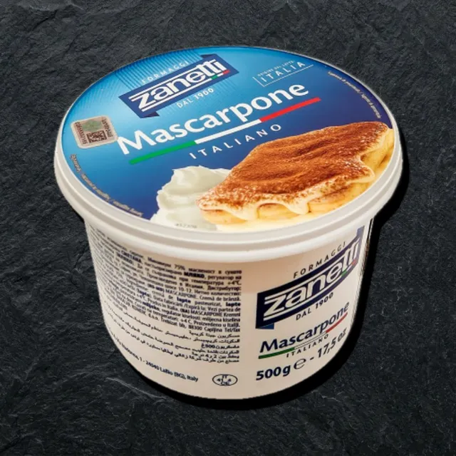 Zanetti Mascarpone — qaymoqli pishloq
