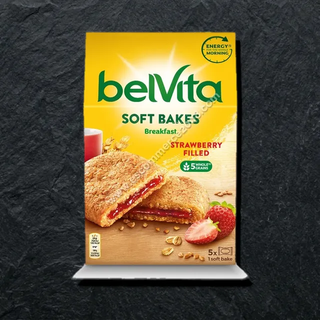 belVita Soft Bakes — мягкое печенье с клубникой