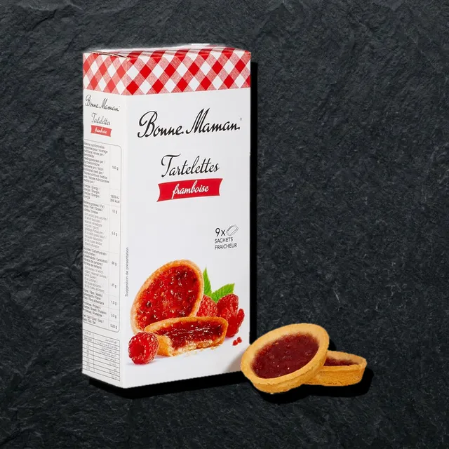 Bonne Maman — тарталетки с малиной