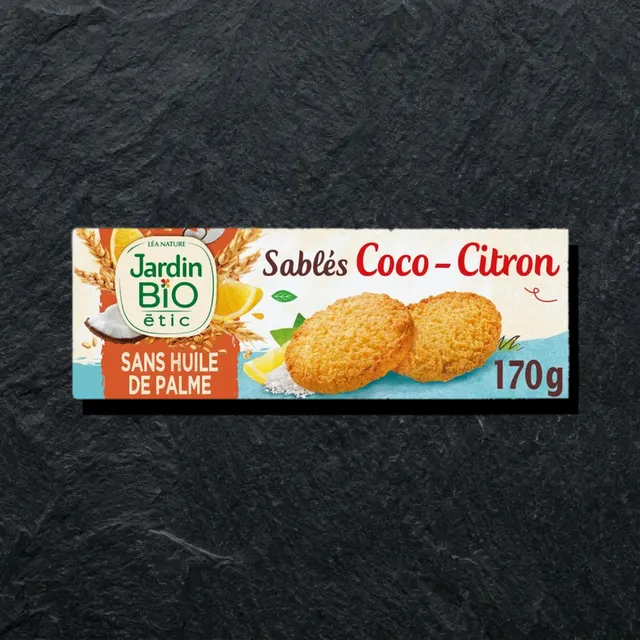 Jardin Bio — kokos va limonli pechenye