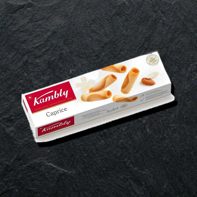 Kambly Caprice — печенье с миндалём