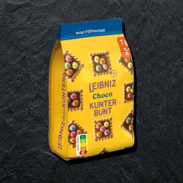 Leibniz Choco Kunterbunt — shokoladli pechenye