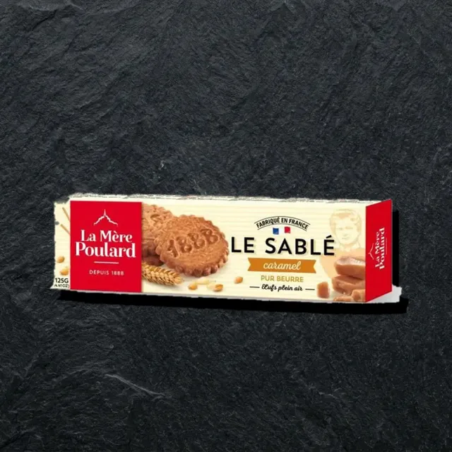 Les Sablés de la Mère Poulard — karamelli mo‘rt pechenye