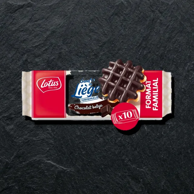 Lotus Liège Chocolat — shokoladli Lyej vaflisi