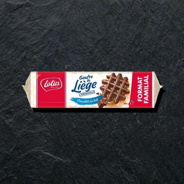 Lotus Liège Chocolat au Lait — льежские вафли с молочным шоколадом
