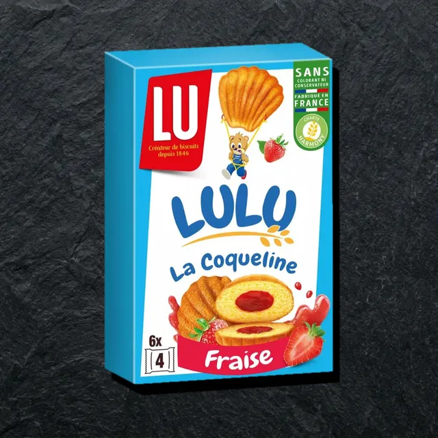 LuLu Coqueline Fraise — qulupnayli pechene
