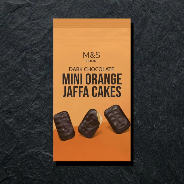 M&S Mini Orange Jaffa Cakes — apelsin jeleli mini pechene