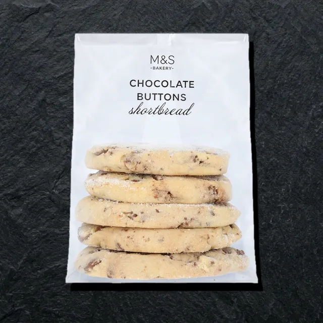 M&S Shortbread Milk Chocolate — песочное печенье с молочным шоколадом