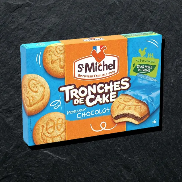St Michel Tronches de Cake — кекс ломтиками
