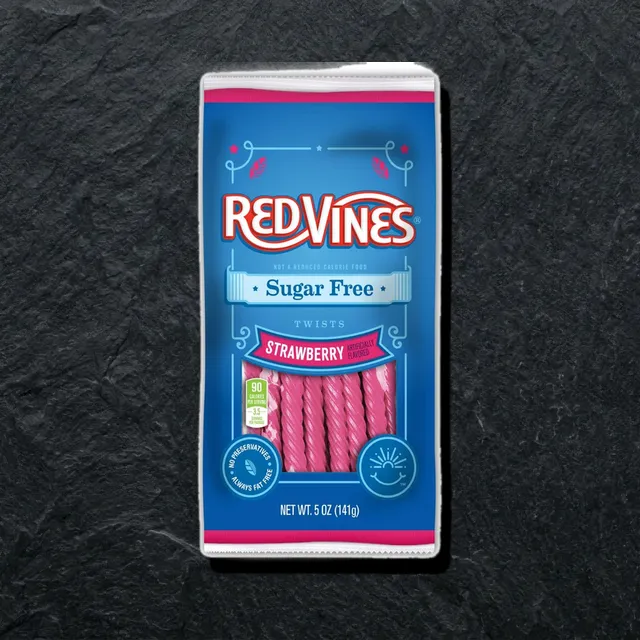Red Vines — qulupnay ta’mli marmelad tayoqchalari
