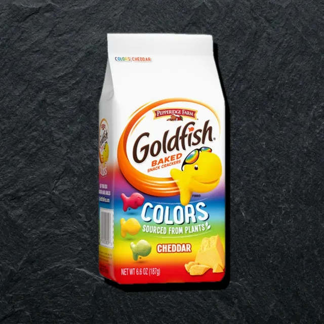 Goldfish Colors — cheddar pishloqli krekerlar