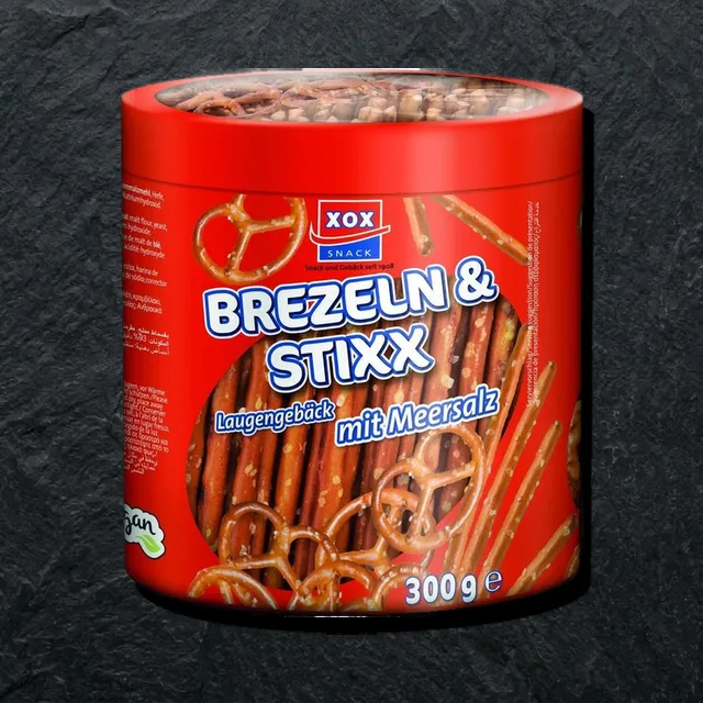 XOX Brezeln & Stixx — krendelchalar va tayoqchalar