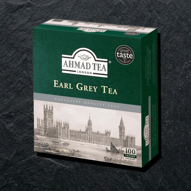 Ahmad Tea Earl Grey — bergamotli qora choy