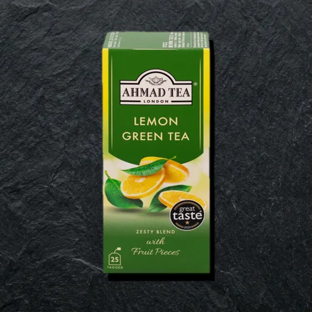 Ahmad Tea Lemon Green Tea — limonli yashil choy