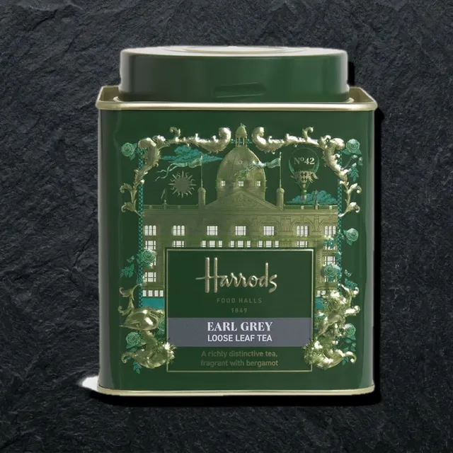 Harrods Earl Grey — bergamotli qora choy