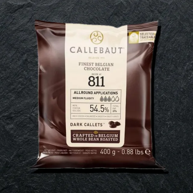 Callebaut — тёмный шоколад в каллетах