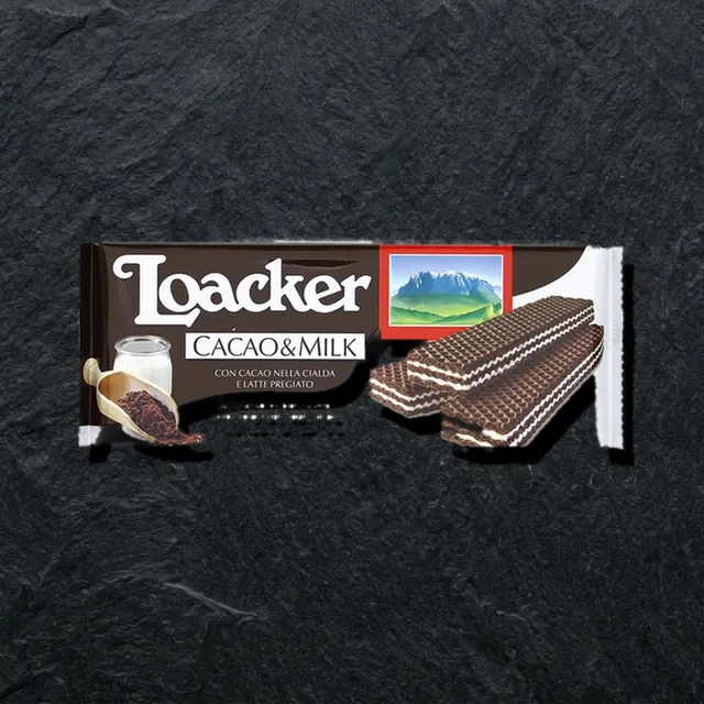 Loacker Classic — kakao va sutli vafli