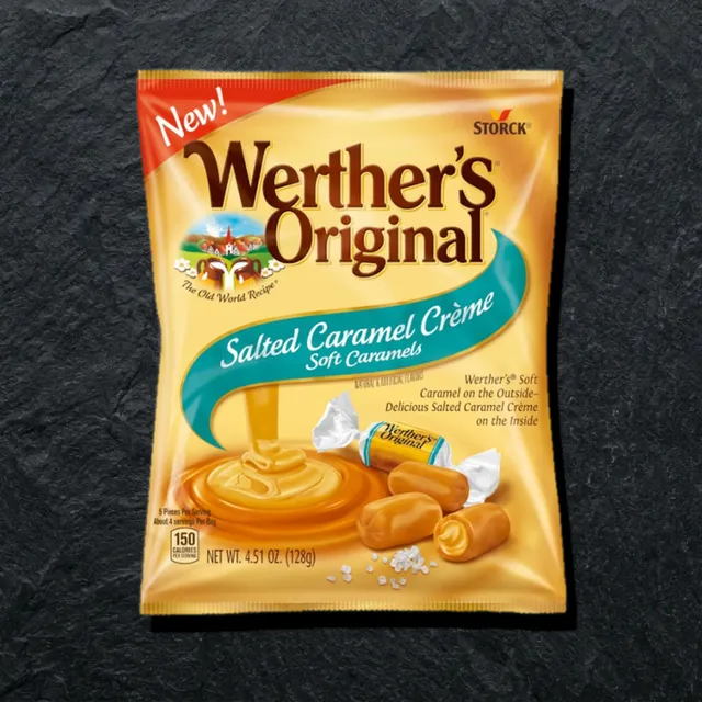 Werther's Original — конфеты солёная карамель и крем