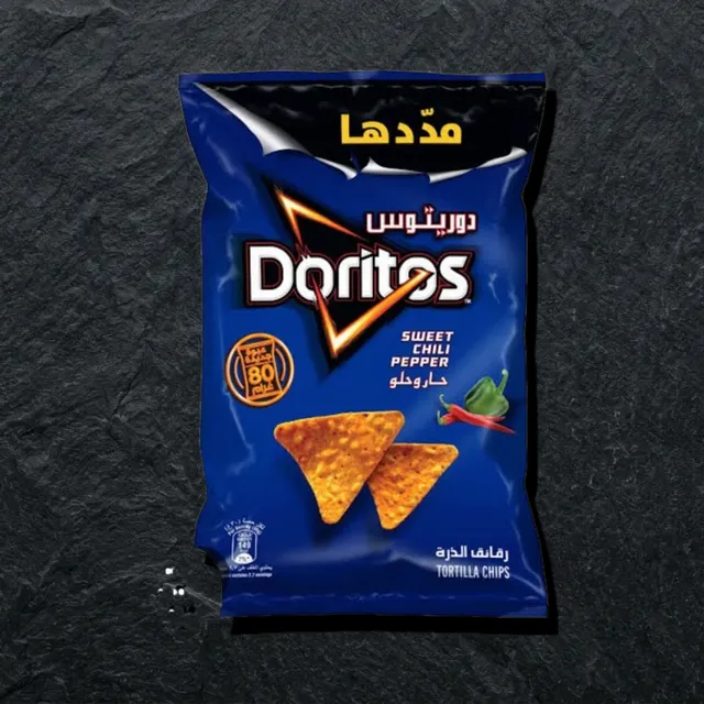Doritos Sweet Chili Pepper — кукурузные чипсы, сладкий перец чили