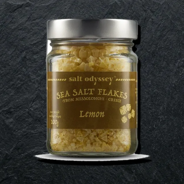 Salt Odyssey Sea Salt Flakes Lemon
