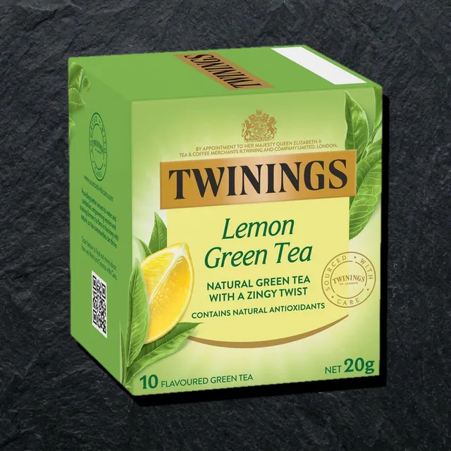Twinings — зелёный чай с лимоном
