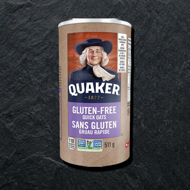 Quaker Oats — овсяные хлопья без глютена