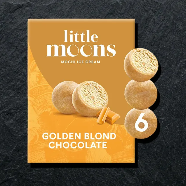 Little Moons Mochi Ice Cream Golden Blond Chocolate