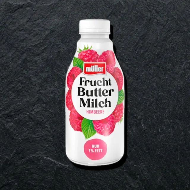 Müller Frucht Butter Milch Himbeere