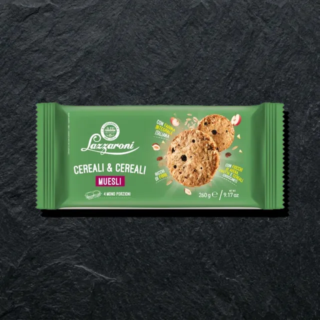 Lazzaroni Cereali & Muesli — печенье со злаками и мюсли