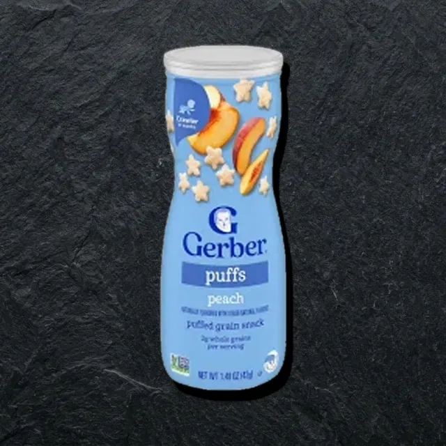 Gerber Puffs Peach