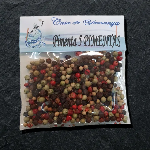 Pimentas 5 Cores — besh xil qalampir aralashmasi