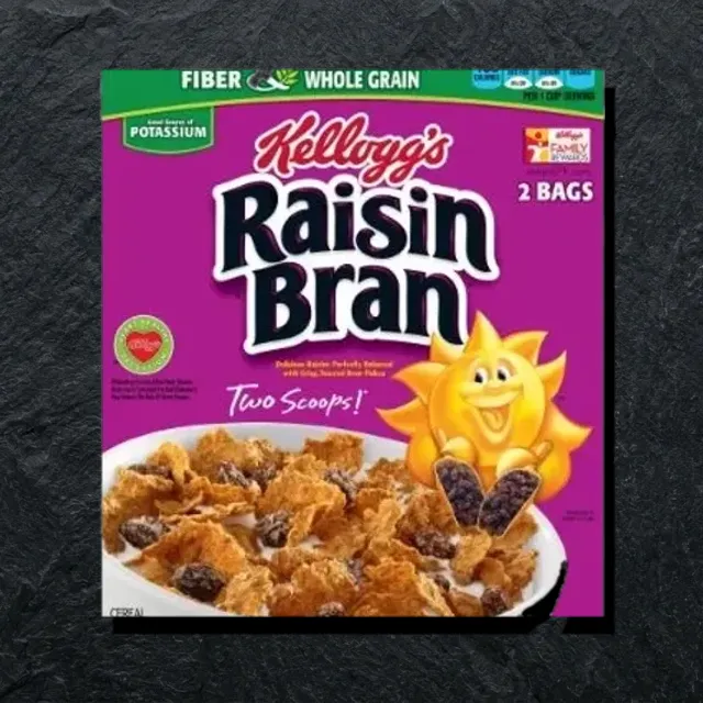 Kellogg‘s Raisin Bran Kepakli va Mayizli Quruq Nonushta