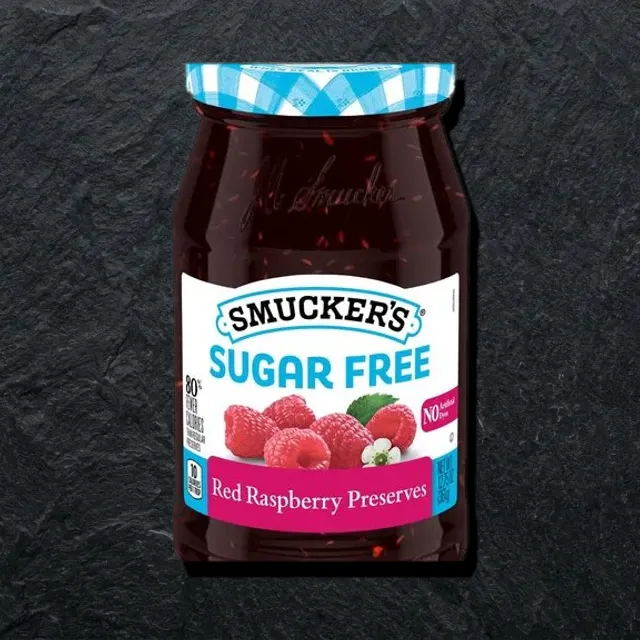 Smuckers red raspberry preserves 361g