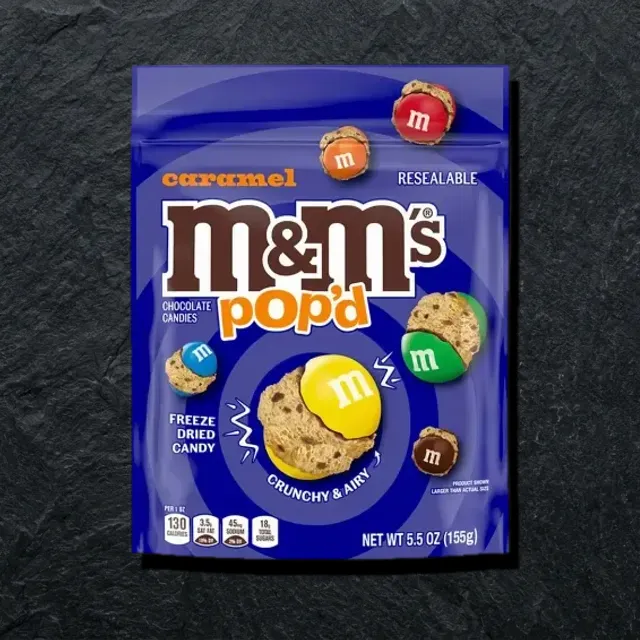 M&M's Caramel Popped